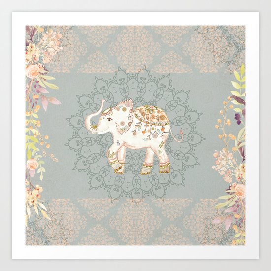 INDIAN ELEPHANT Art Print