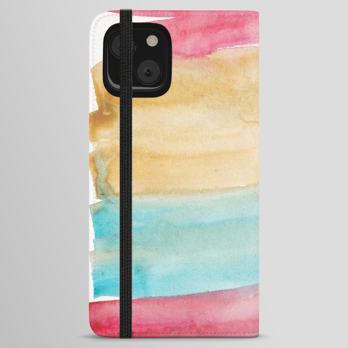 29 Abstract Painting Watercolor 220324 Valourine Original  iPhone Wallet Case