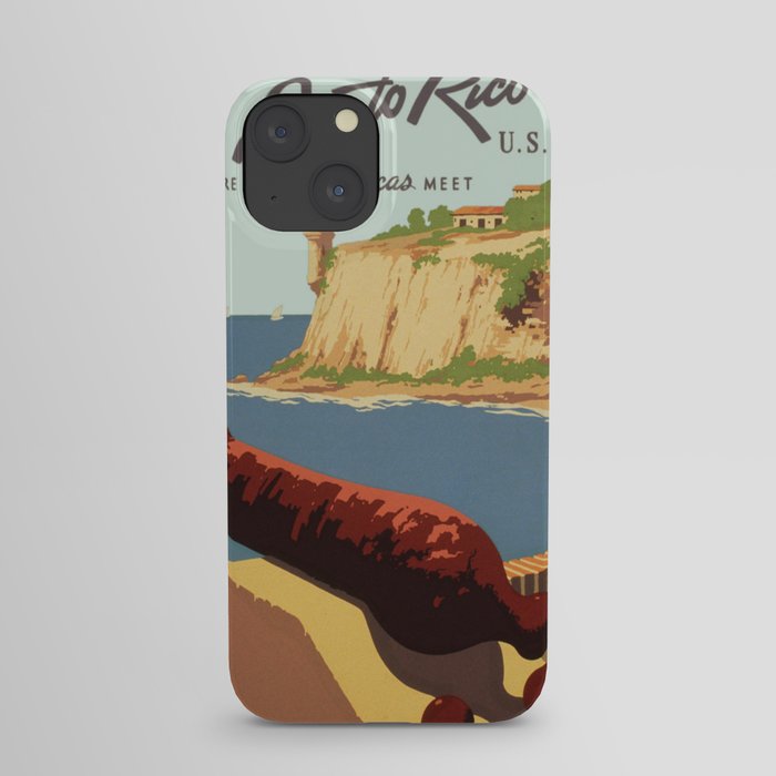 Vintage poster - Puerto Rico iPhone Case