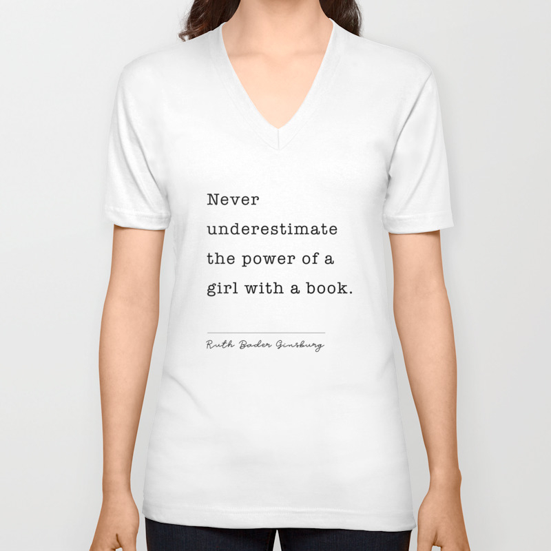 ruth bader ginsburg v neck t shirt