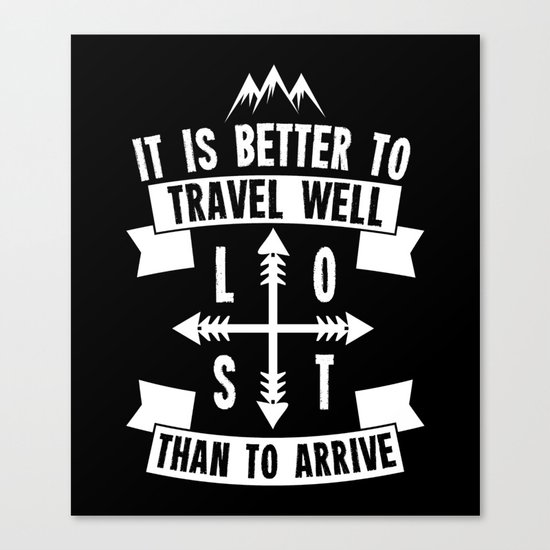 Travel Well Canvas Print