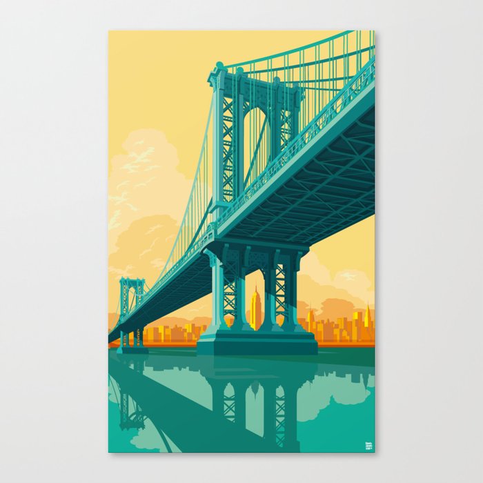 Manhattan Bridge NYC Canvas Print