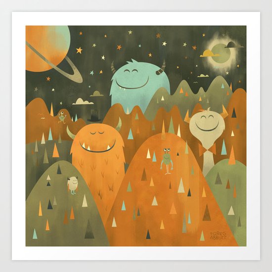 Elsewhere Art Print