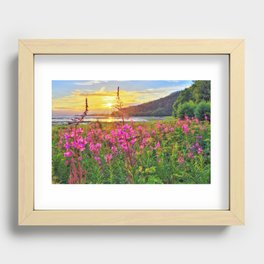 Fireweed Recessed Framed Print