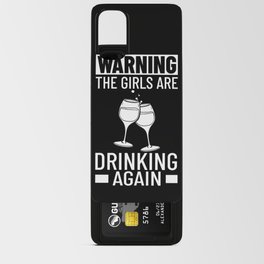 Wine Tasting Glass Red Bottle Taster Drinker Android Card Case