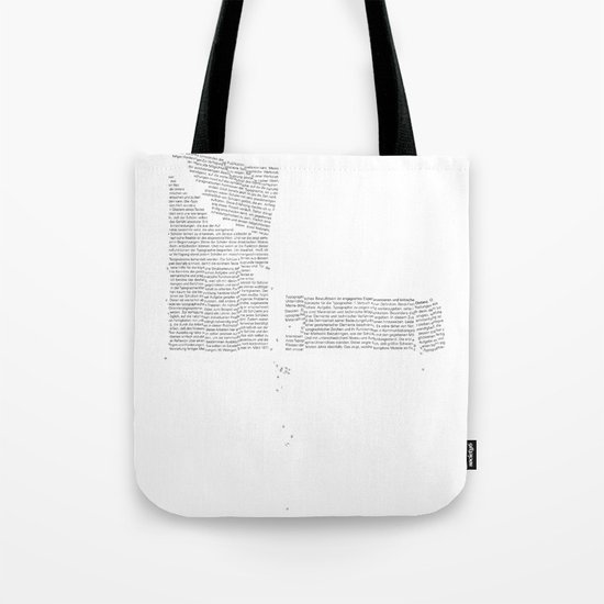 Erosion & Typography 4 Tote Bag