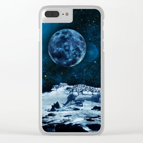 Blue Traveler Clear iPhone Case