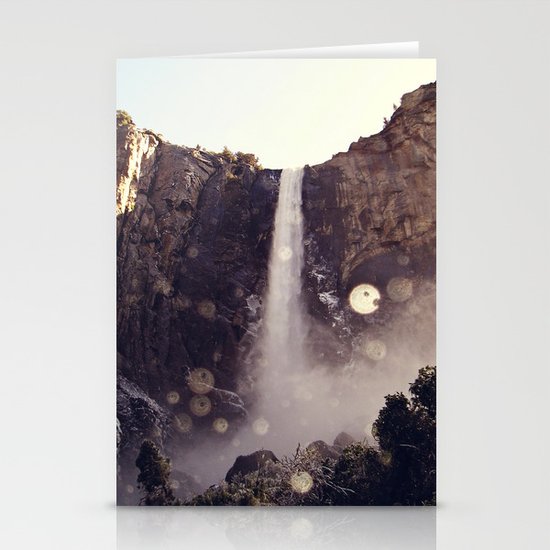 Mountain Waterfall Stationery Cards