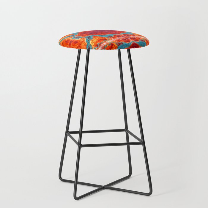 Portal of Thoughts - Soul mates Connection Bar Stool