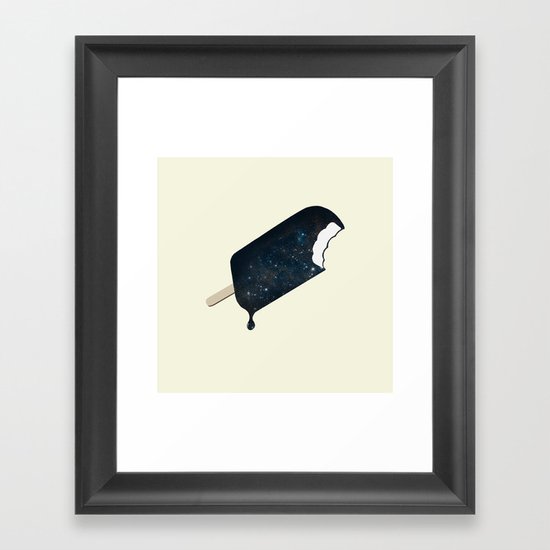 Space Melter Framed Art Print