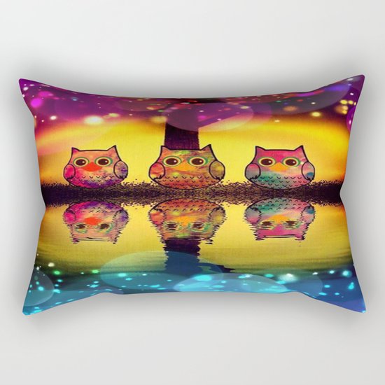 owl-37 Rectangular Pillow