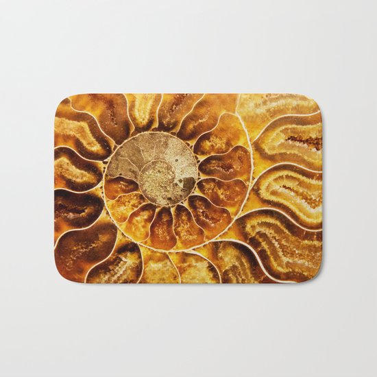 AMAZING AMMONITE Bath Mat