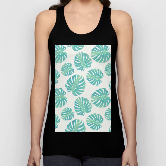 Vintage leaves Unisex Tank Top