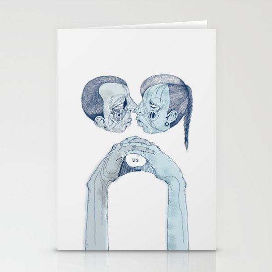 'Us & Them' Stationery Cards