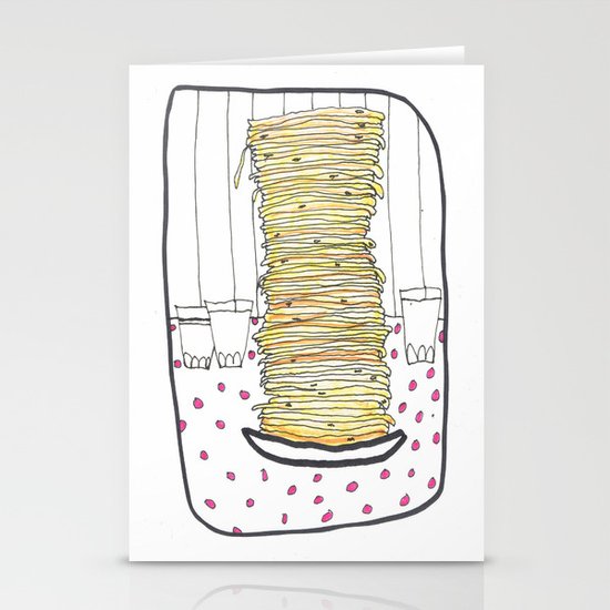 Pancakes Stationery Cards