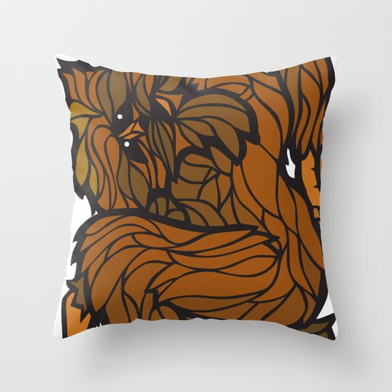 Squatch Throw Pillow