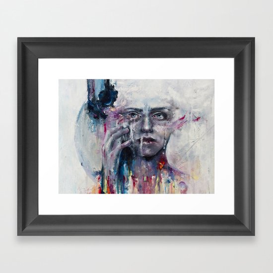 a hint of color Framed Art Print