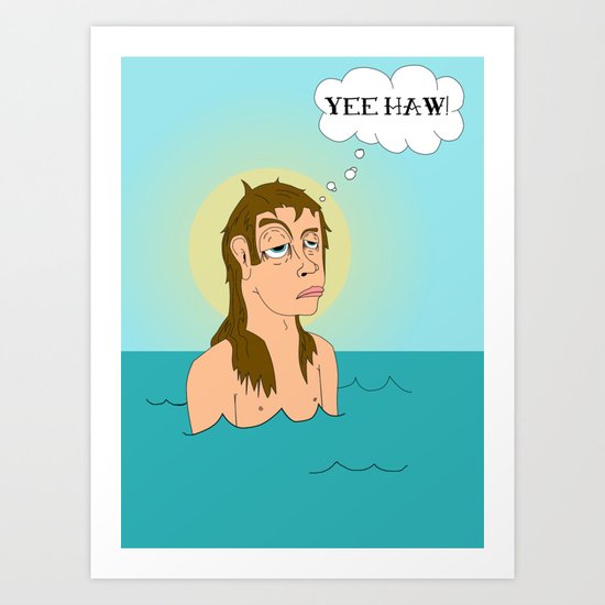 St. Cleatus the Babtist (John's younger, lesser known, brother) Art Print