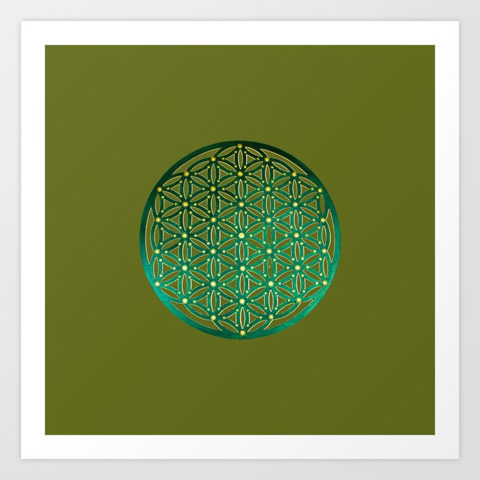 Flower Of Life Wall Decor Art Print