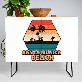 Santa Monica Beach Vintage Retro Credenza