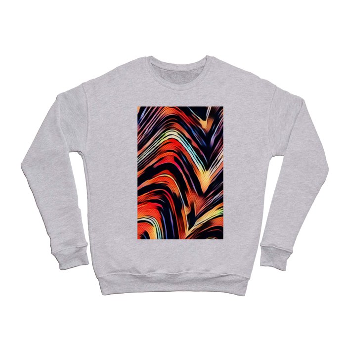 Neon Waves Crewneck Sweatshirt