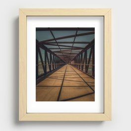 Abstract Bridge in Phoenix Recessed Framed Print