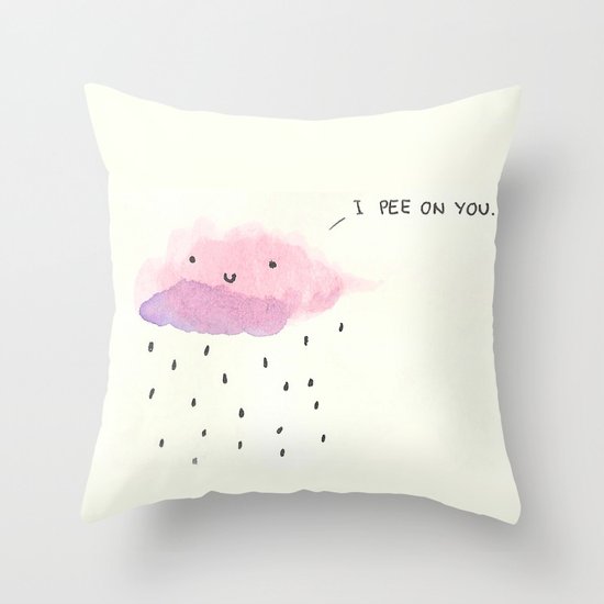 Good morning Throw Pillow