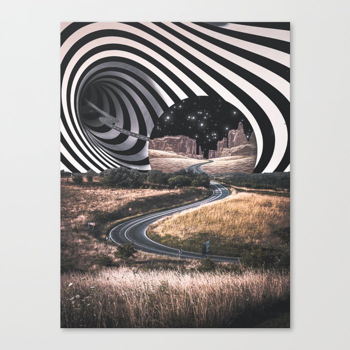 Through Time And Space Canvas Print