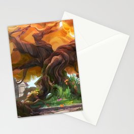 Sun Tree Stationery Cards