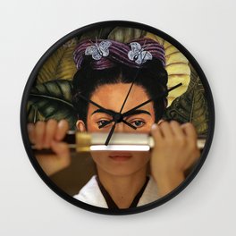 Kill Bill's O-Ren Ishii & Self Portrait Wall Clock