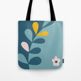 Minimalist floral Tote Bag