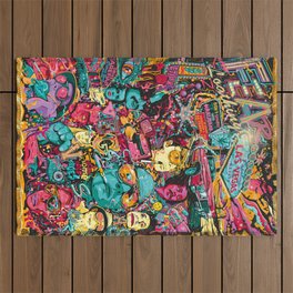 Las Vegas Art Outdoor Rug