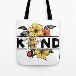 Retro Be Kind Bee Tote Bag