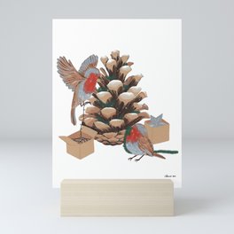 Christmas Cone Mini Art Print