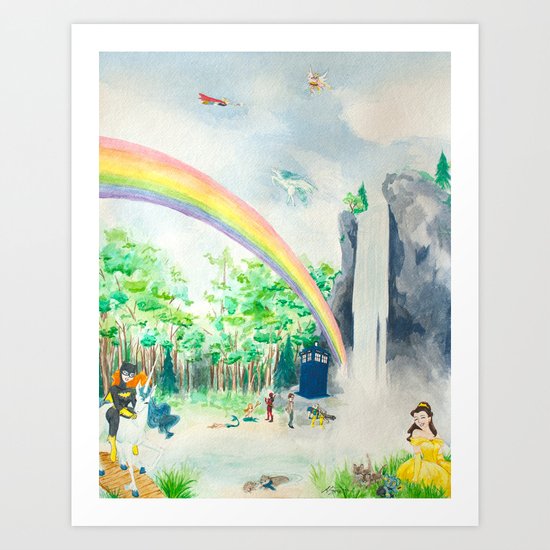 Misadventures in Dreamland Art Print