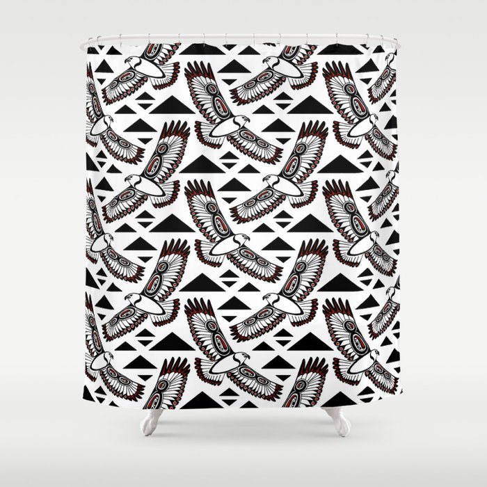 The Hawk's Flight Shower Curtain