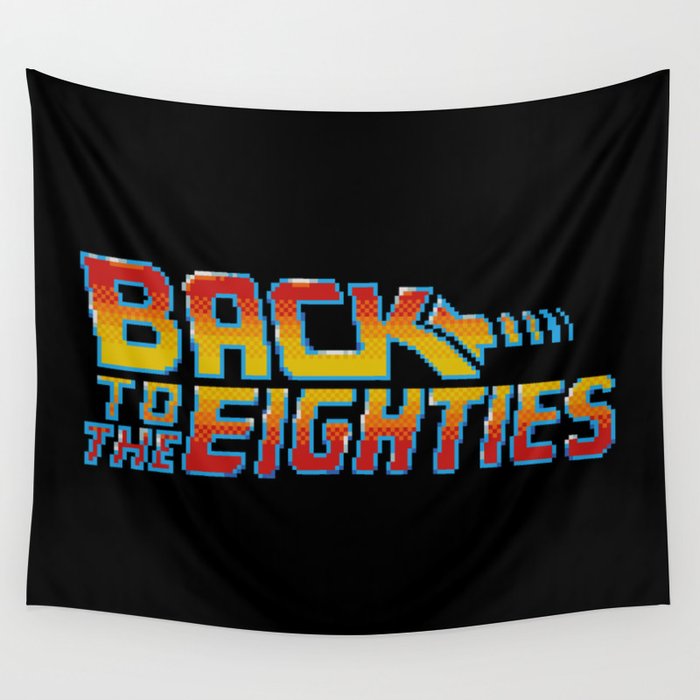 Back To The Eighties Wall Tapestry