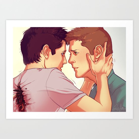 I can't feel my wings Art Print