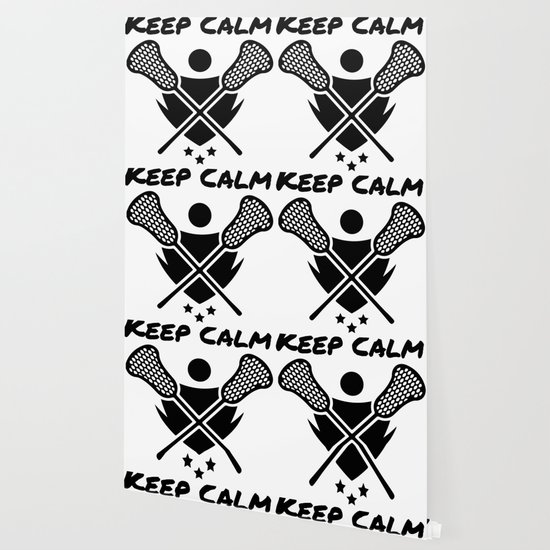 Lacrosse Keep Calm And Lax On Lacrosse Player Wallpaper By