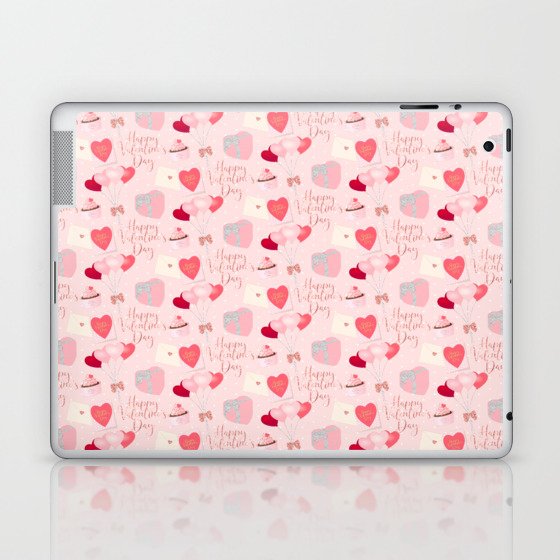 Valentine's Day Romantic Pattern Laptop & iPad Skin