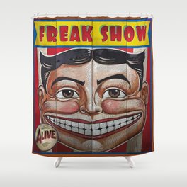 Freak Show- Funny Face Shower Curtain