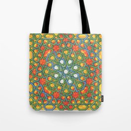 8-Fold Alhambra Pattern Tote Bag