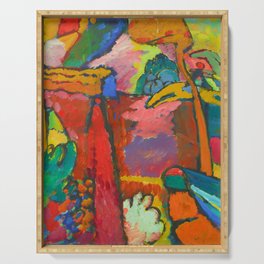 Wassily Kandinsky, New colors Serving Tray