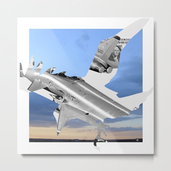 Bomber Bird · Stahlgewitter 4c Metal Print