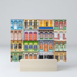 The Singapore Shophouse Mini Art Print