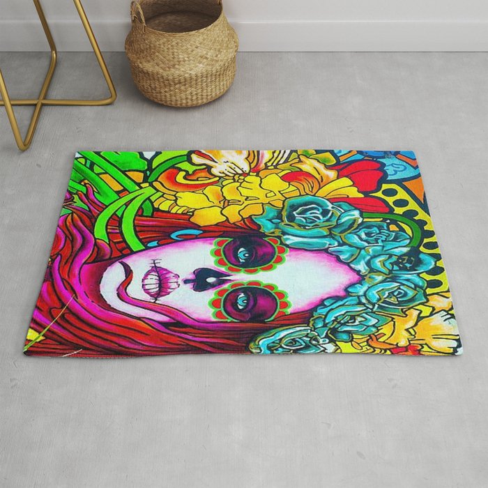 Day of the Dead Catrina Rug