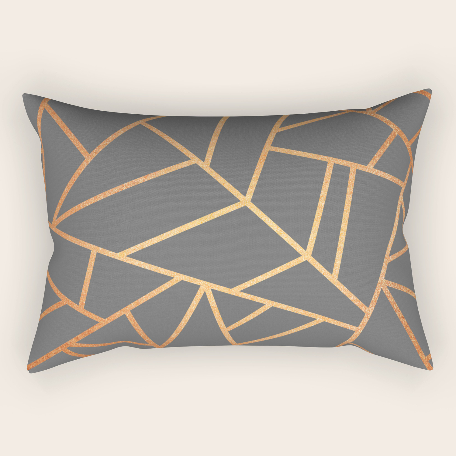 grey copper cushion