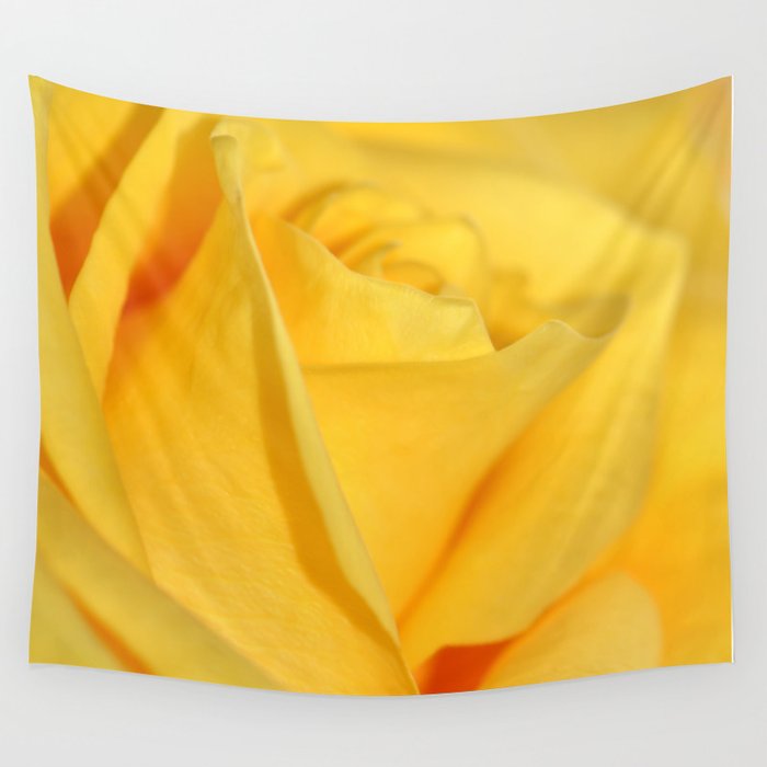 Rose yellow 258 Wall Tapestry