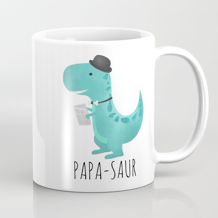 Papa's Coffee Coffee Mug by A Little Leafy