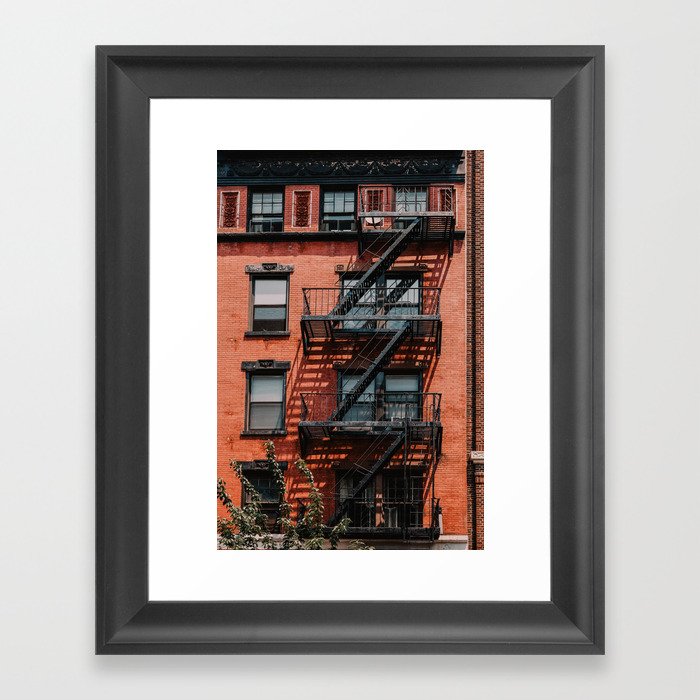 NY City Building | Fine Art Travel Photography Framed Art Print